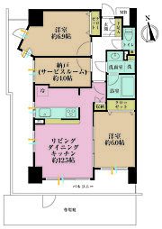 間取図画像 2SLDK