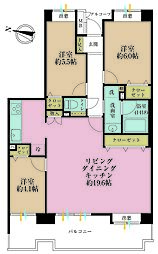 間取図画像 3LDK