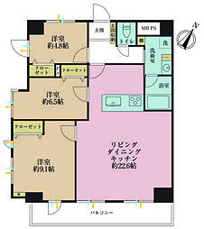 間取図画像 3LDK