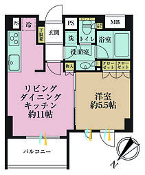 間取図画像 1LDK