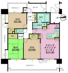 間取図画像 3LDK