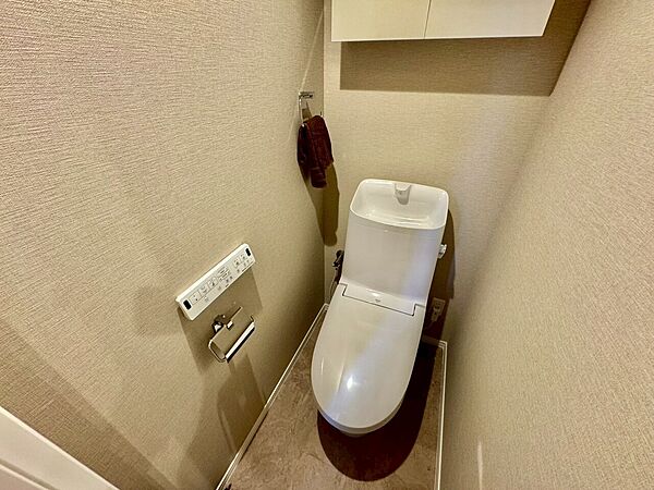 清潔感の高いお手洗い。