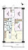 間取り：3LDK、専有面積69.6m2、バルコニー面積8.65m2
