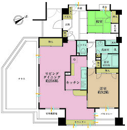ディオレ西新宿 2LDKの間取図画像