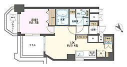 コーポラス幡ヶ谷 1LDKの間取図画像