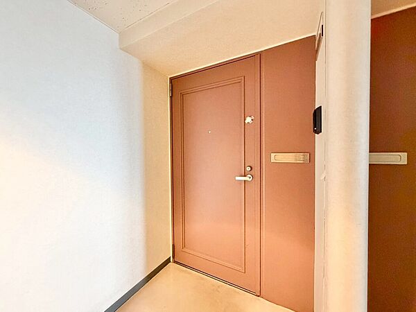 清潔感のある落ち着いた雰囲気の玄関です。