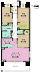 間取り：3LDK、専有面積75.73m2、バルコニー面積12.2m2