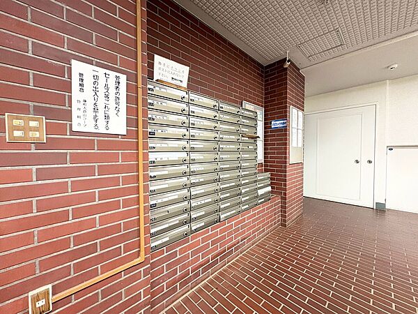 郵便受けも、きちんと管理されています。