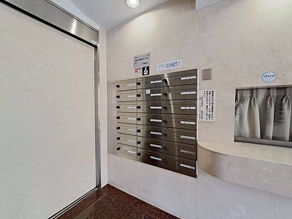 郵便受けも、きちんと管理されています。