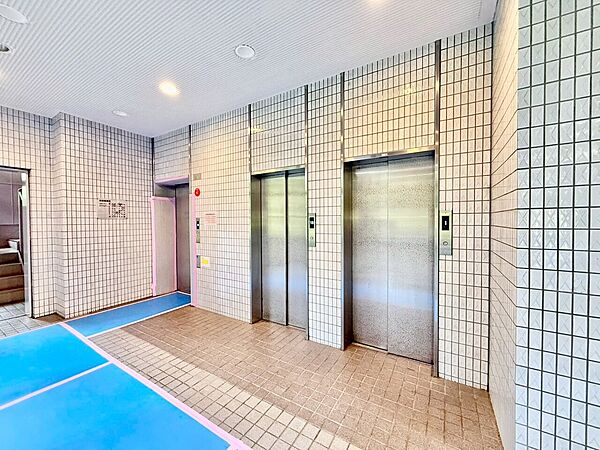 エレベーター完備のため荷物が多くなっても安心。