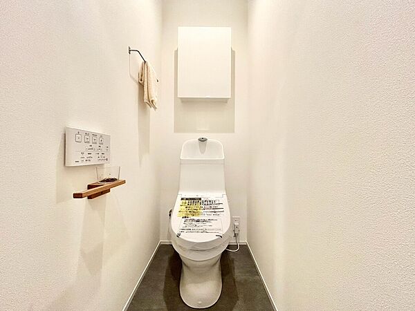 清潔感の高いお手洗い。