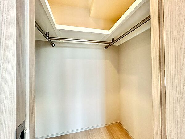 家電やスーツケース、ストック品など何でも片付く嬉しい空間です。