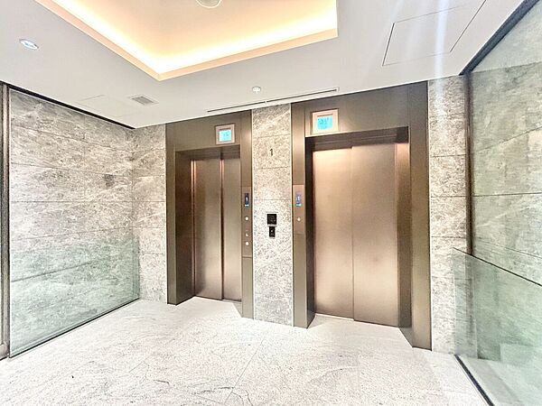 エレベーター完備のため荷物が多くなっても安心。