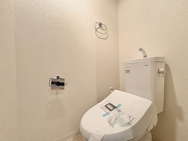 清潔感の高いお手洗い。