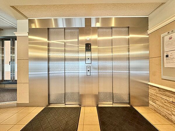 エレベーター完備のため荷物が多くなっても安心。