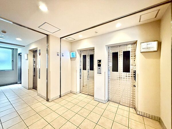 エレベーター完備のため荷物が多くなっても安心。