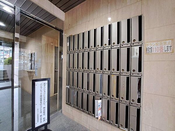 郵便受けも、きちんと管理されています。