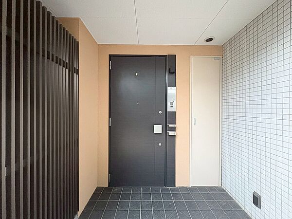 清潔感のある落ち着いた雰囲気の玄関です。