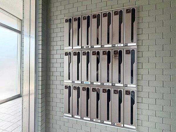 郵便受けも、きちんと管理されています。