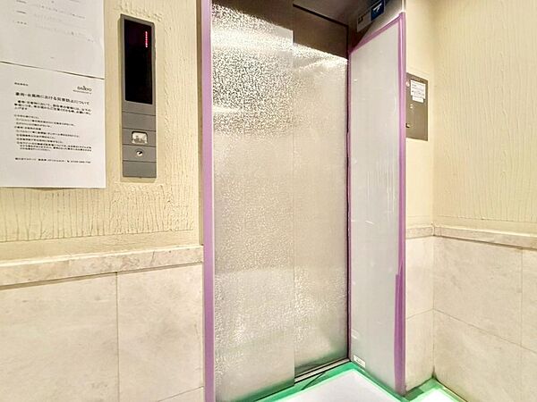 エレベーター完備のため荷物が多くなっても安心。