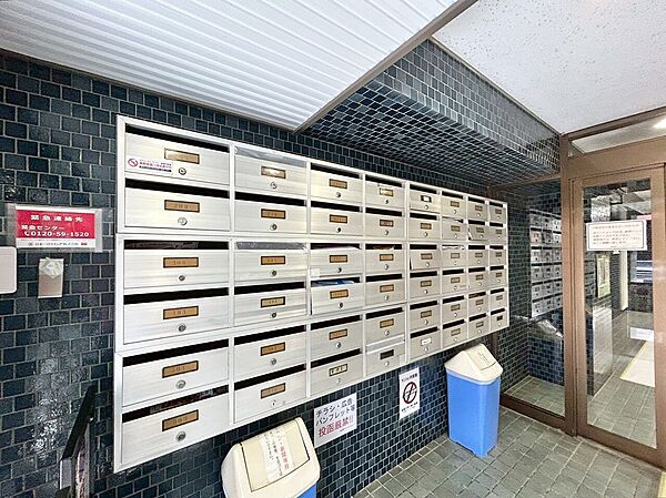 郵便受けも、きちんと管理されています。