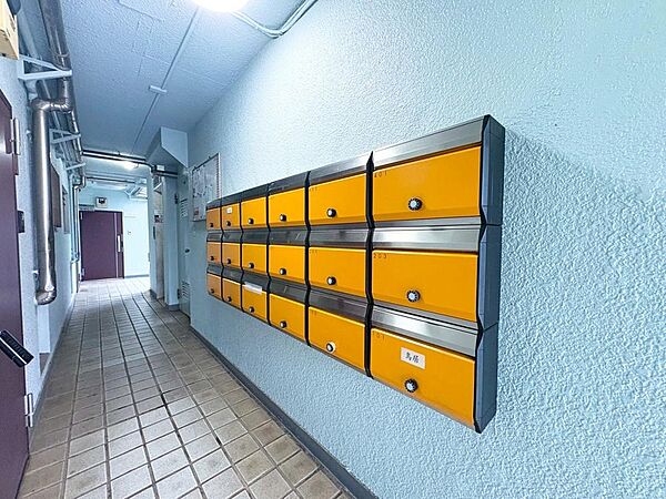郵便受けも、きちんと管理されています。