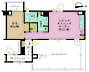 間取り：1LDK、専有面積50.42m2