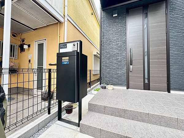 郵便受けも、きちんと管理されています。