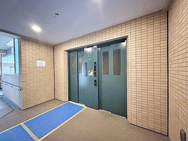 エレベーター完備のため荷物が多くなっても安心。