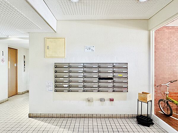 郵便受けも、きちんと管理されています。