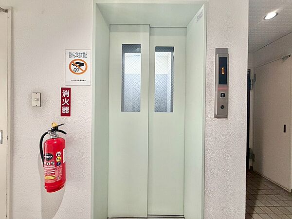 エレベーター完備のため荷物が多くなっても安心。