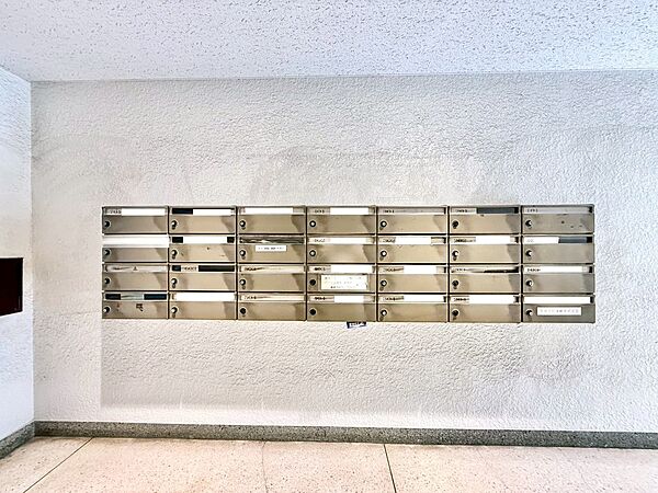 郵便受けも、きちんと管理されています。