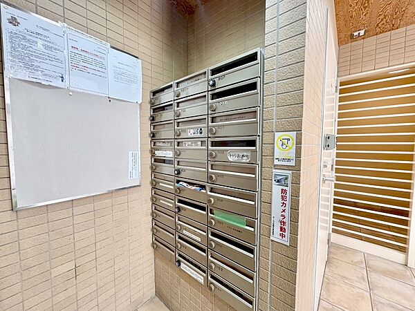 郵便受けも、きちんと管理されています。