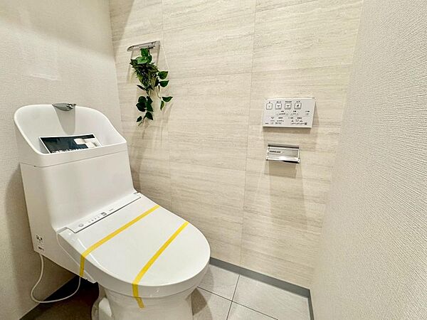 清潔感の高いお手洗い。