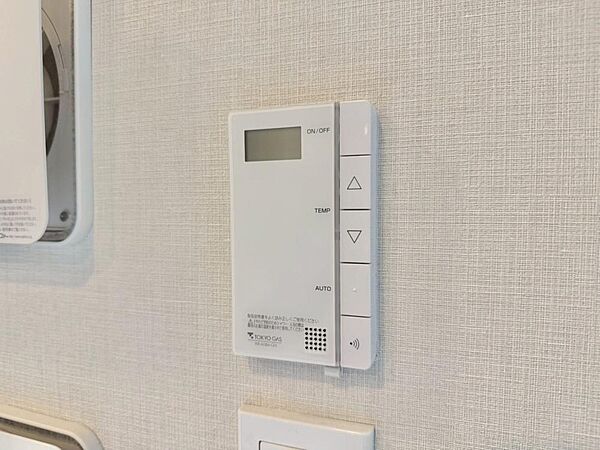 見やすい画面で操作しやすい給湯パネル。