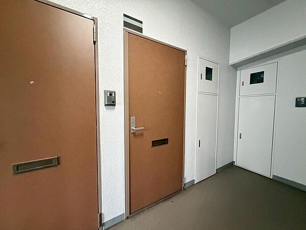 清潔感のある落ち着いた雰囲気の玄関です。