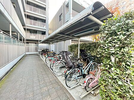 駐輪場も綺麗に整頓されています。※空き状況は都度ご確認下さい。