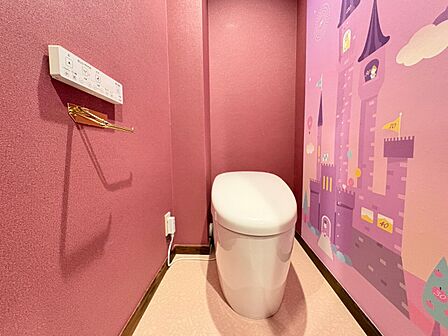 清潔感の高いお手洗い。