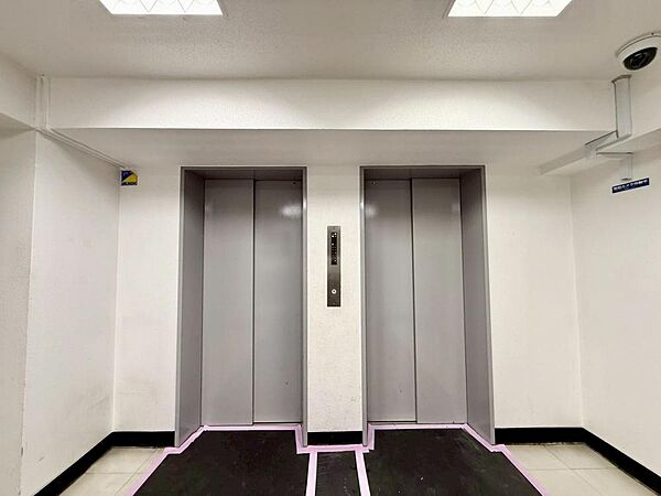 エレベーター完備のため荷物が多くなっても安心。