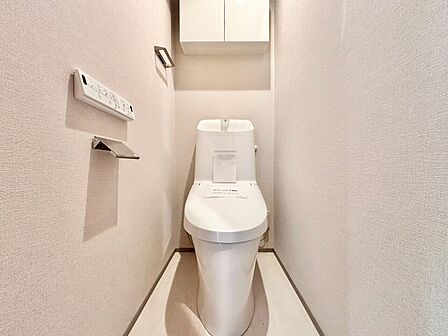 清潔感の高いお手洗い。