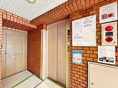 エレベーター完備のため荷物が多くなっても安心。