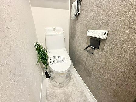 清潔感の高いお手洗い。