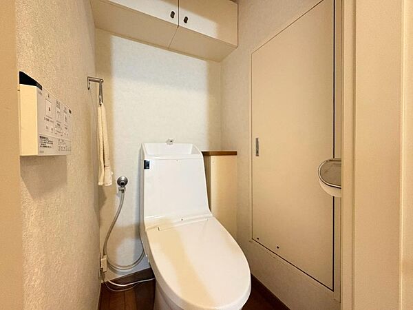 清潔感の高いお手洗い。
