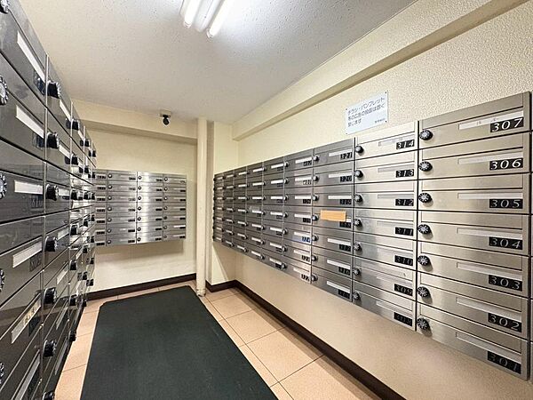 郵便受けも、きちんと管理されています。