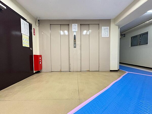 エレベーター完備のため荷物が多くなっても安心。