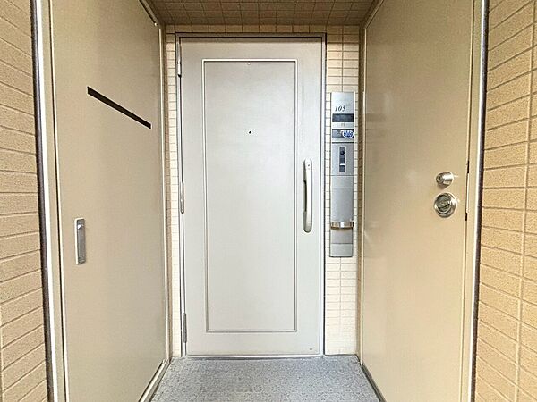 清潔感のある落ち着いた雰囲気の玄関です。