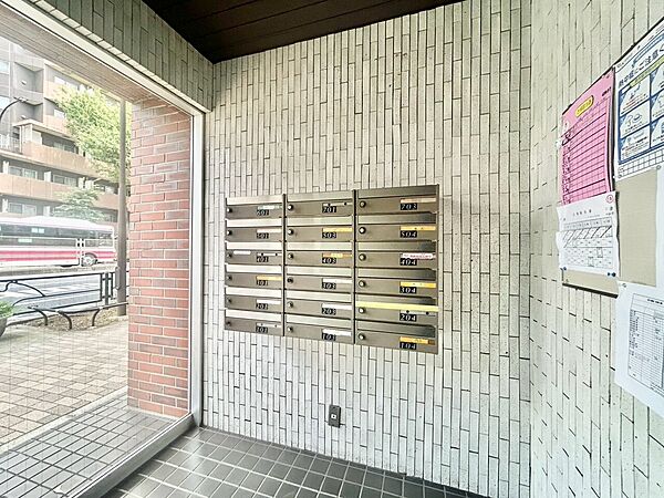 郵便受けも、きちんと管理されています。