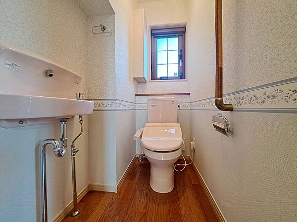 清潔感の高いお手洗い。