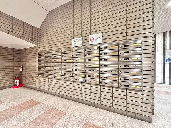 郵便受けも、きちんと管理されています。