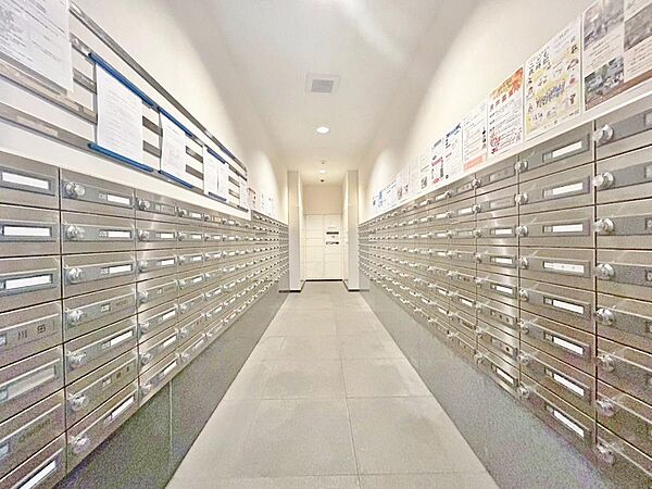 郵便受けも、きちんと管理されています。